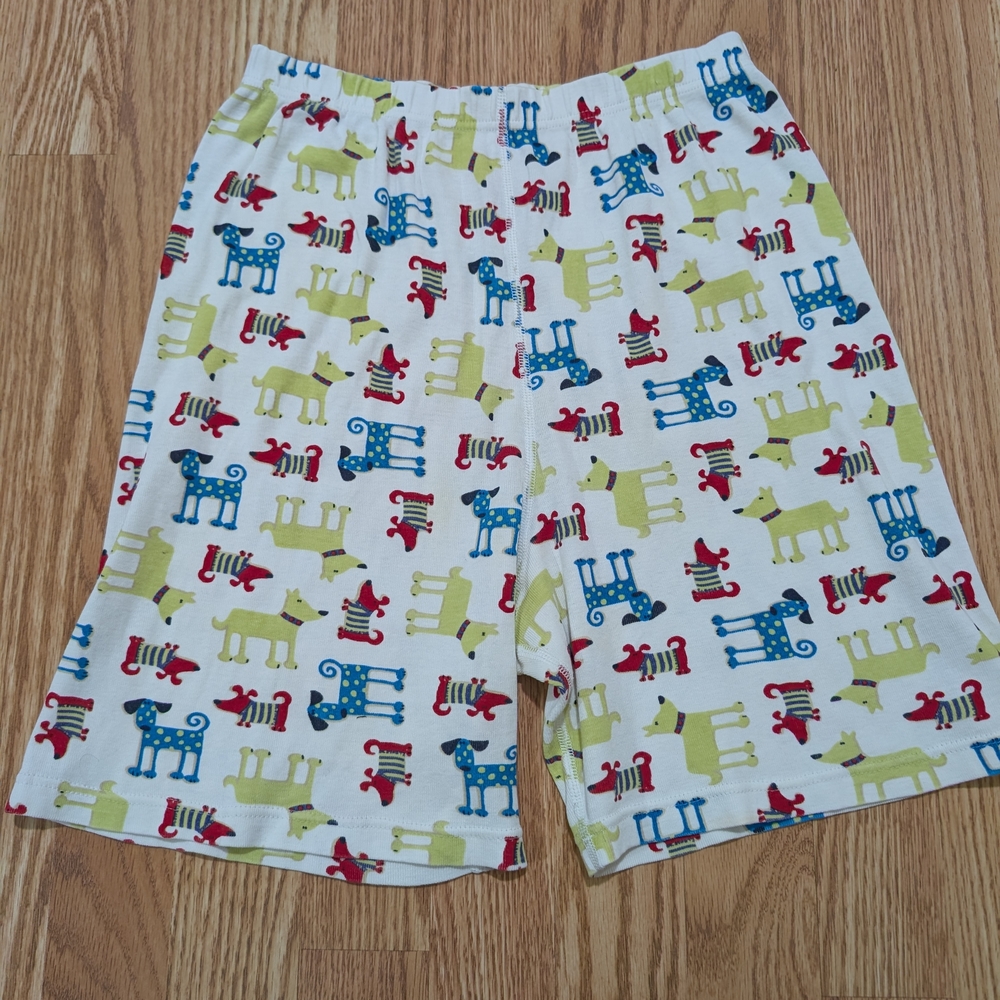 Vintage Hanna Andersson Dog Print Cotton Pajama Shorts  160 / 14